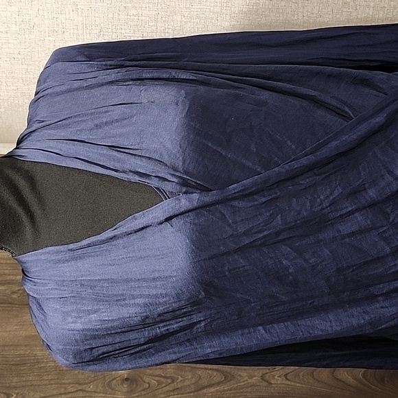 Women's Satin Wrap Top. - Picture 4 of 9